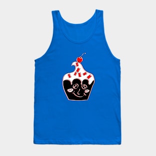 Pastry Dessert Smiling Tank Top